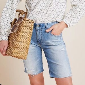 Anthropologie AG The Nikki Denim Bermuda Shorts